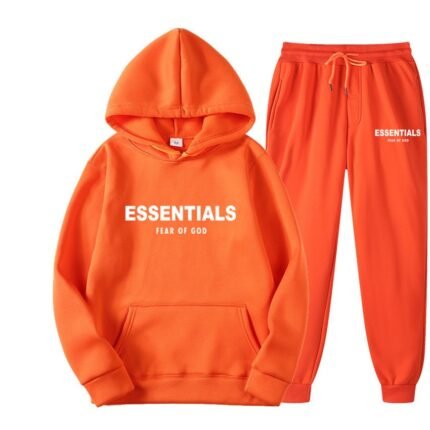 Essentials Fear of God Orange Tracksuit