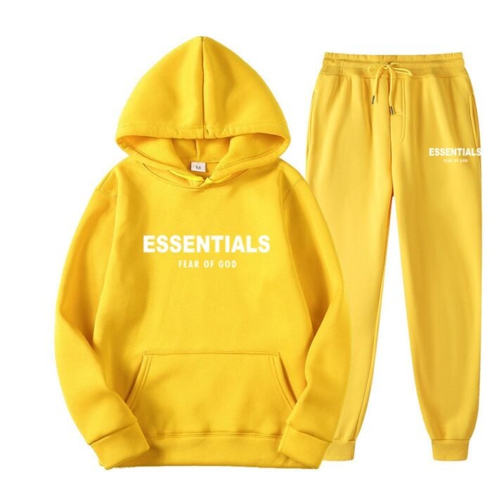 Essentials Fear of God Yellow Tracksuit