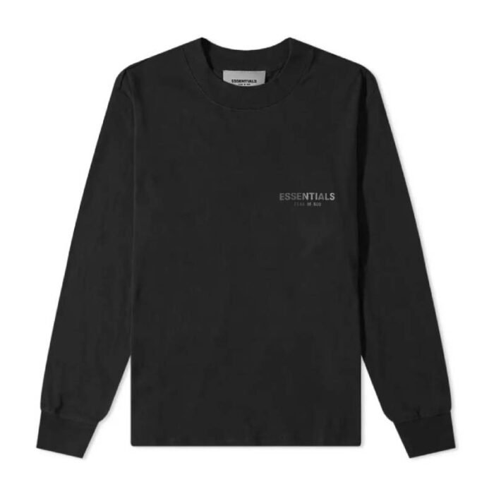 Essentials Core Crew Sweatshirt-Black