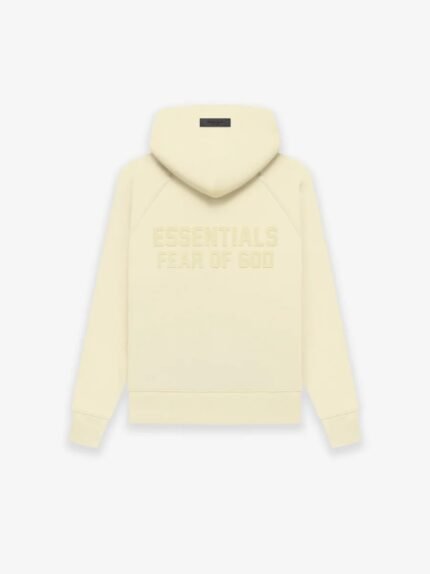 Essentials Fw22 Kids Fullzip Canary Hoodie