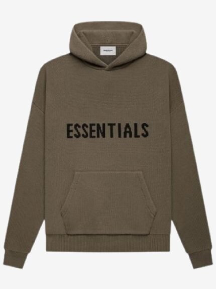 Knit Pullover Essentials Hoodie