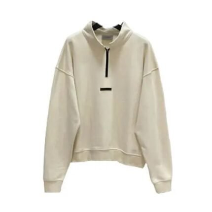 Essentials Neck Half Zik Sweatshirt