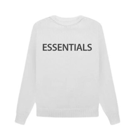 Essentials Overlapped Sweatshirt-White