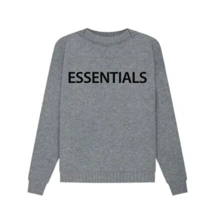 Essentials Overlapped Sweatshirt-Gray