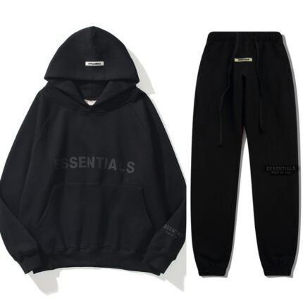 Essential Fear Of God Oversized Black Tracksuit